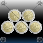 5 x 2 EVRO NEMČIJA (A,D,F,G,J) 2021 "Magdeburger Dom" UNC